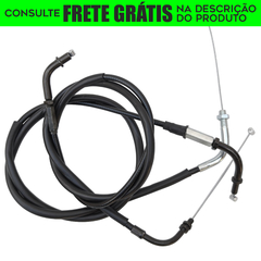 Cabos acelerador (A) e (B) - Guidão 14" Pol. - Seca Sovaco - Yamaha - Virago 535