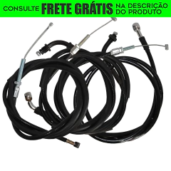 Kit Completo Cabos Comando - 15" Pol. - Guidão Seca Sovaco - Honda - Shadow 600