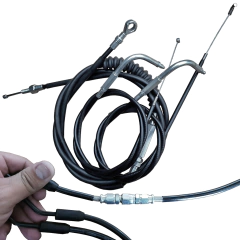 Kit Completo Cabos Comando (ABS) - 16" Pol. Guidão - Seca Sovaco - Harley Davidson - Dyna, Dyna Fat Bob, Dyna Street Bob - comprar online