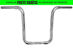 Guidão CURVE Seca Sovaco - 16" Pol. Altura - Tubo 1.1/4" Pol. - CROMADO - Outras marcas