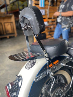 Sissy Bar Destacável - CROMADO - Harley Davidson - Deluxe (até 2017) na internet