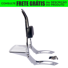 Sissy Bar com Easy Rider - Fixo - CROMADO - Yamaha - Drag Star 650 (1998-2008)