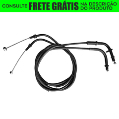 Cabos acelerador (A) e (B) - Guidão 12" Pol. - Seca Sovaco - Yamaha - Drag Star 650