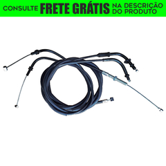 Kit Cabos Comando - 12" Pol. - Guidão Seca Sovaco - Yamaha - Drag Star 650