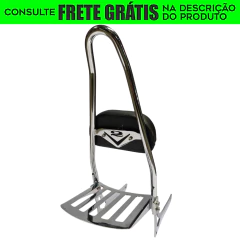 Sissy Bar com Easy Rider - Fixo - CROMADO - Royal Enfield - Super Meteor 650 - comprar online