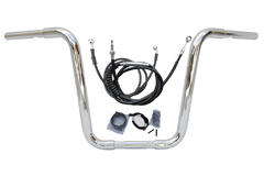 Kit Guidão Seca Sovaco - 18" Pol. Altura - Tubo 1.1/4" Pol. - CROMADO - Harley Davidson - Heritage (com Acelerador Eletrônico) - comprar online