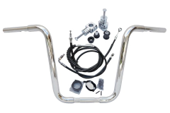 Kit Guidão Seca Sovaco - 15" Pol. Altura - Tubo 1.1/4" Pol. - CROMADO - Harley Davidson - Deluxe 2018+ (com Riser) - comprar online