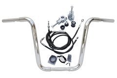 Kit Guidão Seca Sovaco - 16" Pol. Altura - Tubo 1.1/4" Pol. - CROMADO - Harley Davidson - Deluxe 2018+ (com Riser) - comprar online