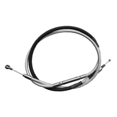 Cabo de embreagem de Aeroquip Cromado - Guidão 12" Pol. - Seca Sovaco - Harley Davidson - Softail FX - comprar online