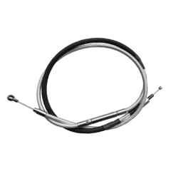 Cabo de embreagem em Aeroquip Cromado - Guidão 14" Pol. - Seca Sovaco - Harley Davidson - Blackline - comprar online