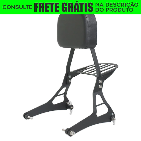 Sissy Bar Destacável - PRETO - Harley Davidson - Fat Boy (2018+)