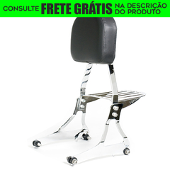 Sissy Bar Destacável - CROMADO - Harley Davidson - Fat Boy (2006-2017)
