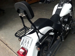 Imagem do Sissy Bar Destacável - CROMADO - Harley Davidson - Fat Boy (2006-2017)