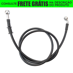 Flexível de Freio/Aeroquip (ABS) - Guidão 14" Pol. - Preto - Harley Davidson - Blackline
