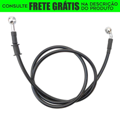Flexível de Freio/Aeroquip (ABS) - Guidão 12" Pol. - Preto - Harley Davidson - Breakout