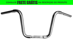 Guidão Seca Sovaco - 12" Pol. Altura - Tubo 1.1/4" Pol. - CROMADO - Harley Davidson - (Com Acelerador Eletrônico)