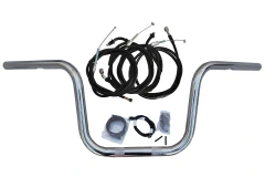 Imagem do Kit Guidão Seca Sovaco - Tubo 1" Pol. - CROMADO - Yamaha - Midnight 950
