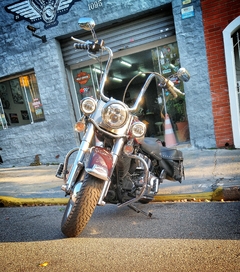 Kit Guidão Seca Sovaco - 15" Pol. Altura - Tubo 1.1/4" Pol. CURVE - CROMADO - Harley Davidson - Heritage (2018+) na internet