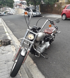 Kit Guidão Seca Sovaco - 18" Pol. Altura - Tubo 1.1/4" Pol. - CROMADO - Harley Davidson - Dyna, Dyna Fat Bob, Dyna Street Bob (com ABS) - loja online