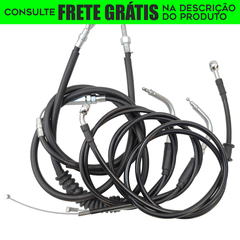 Kit Completo Cabos Comando (ABS) - 14" Pol. Guidão - Seca Sovaco - Harley Davidson - Blackline