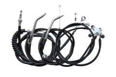 Kit Completo Cabos Comando - 12" Pol. Guidão - Seca Sovaco - Harley Davidson - Sportster 883R - Ronco V2