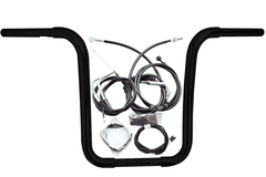 Kit Guidão Seca Sovaco - 14" Pol. Altura - Tubo 1.1/4" Pol. CURVE - PRETO - Harley Davidson - Deluxe (com ABS) - comprar online