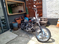 Imagem do Kit Guidão Seca Sovaco - 14" Pol. Altura - Tubo 1.1/4" Pol. CURVE - CROMADO - Harley Davidson - Breakout (2018+)