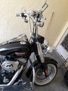 Kit Guidão Seca Sovaco - 15" Pol. Altura - Tubo 1" Pol. - CROMADO - Harley Davidson - Deluxe (com ABS) na internet