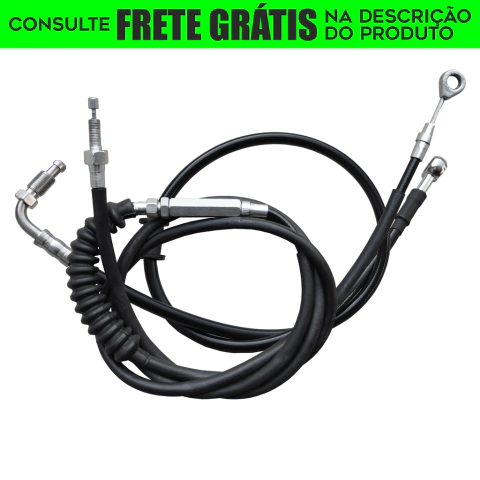 Kit Cabos Comando - 12" Pol. - Guidão Seca Sovaco - Harley Davidson - Street Bob (2018+)