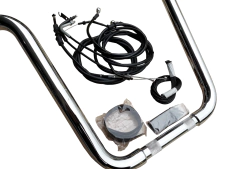 Kit Guidão Seca Sovaco - 14" Pol. Altura - Tubo 1.1/4" Pol. - CROMADO - Yamaha - Midnight 950 na internet