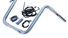 Kit Guidão Seca Sovaco - 16" Pol. Altura - Tubo 1.1/4" Pol. - CROMADO - Honda - Shadow 750 (sem riser) na internet