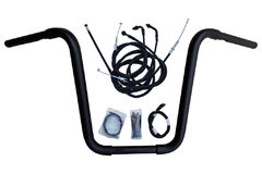 Kit Guidão Seca Sovaco - 14" Pol. Altura - Tubo 1.1/4" Pol. - PRETO - Honda - Shadow 600 (sem riser) - comprar online