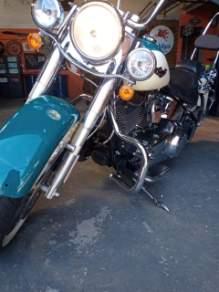 Mata cachorro/Protetor de Motor - Moustache - CROMADO - Harley Davidson - Deluxe (2018+) na internet