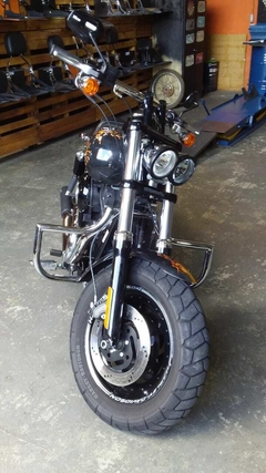 Mata cachorro/Protetor de Motor - Asa - CROMADO - Harley Davidson - Dyna Fat Bob (Até 2017) - Ronco V2