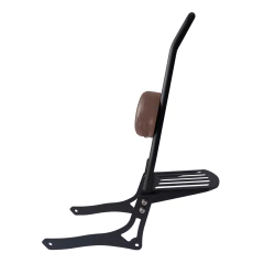 Sissy Bar com Easy Rider - Fixo - PRETO (marrom) - Royal Enfield - Super Meteor 650 na internet