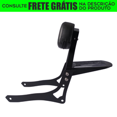 Sissy Bar Fixo - PRETO - Royal Enfield - Super Meteor 650 - Arco Baixo - comprar online