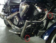 Mata cachorro/Protetor de Motor - CROMADO - Yamaha - Midnight Star 950 (2009+)