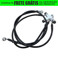 Flexível de Freio/Aeroquip - Guidão 18" Pol. - Preto - Harley Davidson - Sportster 883R