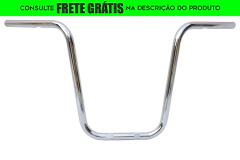 Guidão Seca Sovaco - 16" Pol. Altura - Tubo 1" Pol. - CROMADO - Yamaha - Midnight Star 950