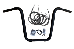 Kit Guidão Seca Sovaco - 14" Pol. Altura - Tubo 1.1/4" Pol. - PRETO - Harley Davidson - Heritage (com ABS) - comprar online