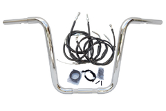 Kit Guidão Seca Sovaco - 18" Pol. Altura - Tubo 1.1/4" Pol. - CROMADO - Harley Davidson - Softail FX - comprar online
