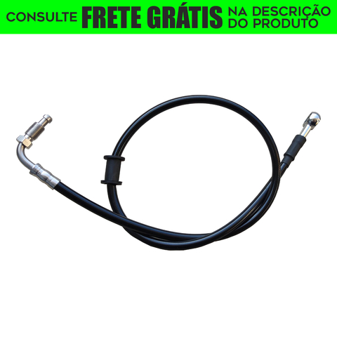 Flexível de Freio/Aeroquip (ABS) - Guidão 12" Pol. - Preto - Harley Davidson - Deluxe (2018+)