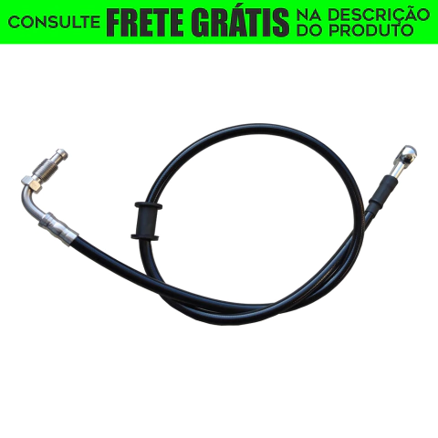Flexível de Freio/Aeroquip (ABS) - Guidão 16" Pol. - Preto - Harley Davidson - Slim (2018+)