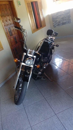 Kit Guidão Seca Sovaco - 15" Pol. Altura - Tubo 1" Pol. - CROMADO - Yamaha - Drag Star 650
