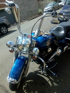 Kit Guidão Seca Sovaco - 18" Pol. Altura - Tubo 1.1/4" Pol. - CROMADO - Harley Davidson - Road King (2016-2017 a 2020-2020) (ABS e Embreagem Hidráulica) na internet