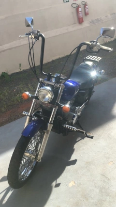 Kit Guidão Seca Sovaco - 15" Pol. Altura - Tubo 1.1/4" Pol. - PRETO - Honda - Shadow 750 - comprar online