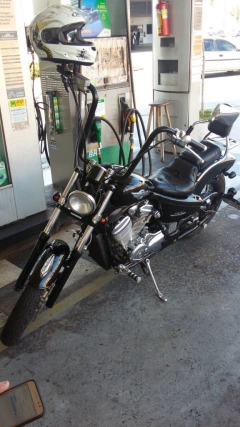 Kit Guidão Seca Sovaco - 14" Pol. Altura - Tubo 1.1/4" Pol. - PRETO - Honda - Shadow 600 na internet