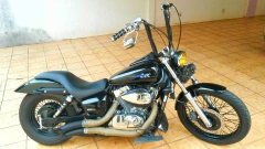 Kit Guidão Seca Sovaco - 12" Pol. Altura - Tubo 1.1/4" Pol. - PRETO - Honda - Shadow 750 (sem riser) na internet