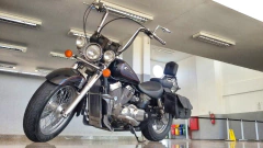 Kit Guidão Seca Sovaco - 15" Pol. Altura - Tubo 1" Pol. - CROMADO - Honda - Shadow 750 (sem riser)