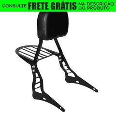 Sissy Bar Fixo - PRETO - Shineray - Bolt 250